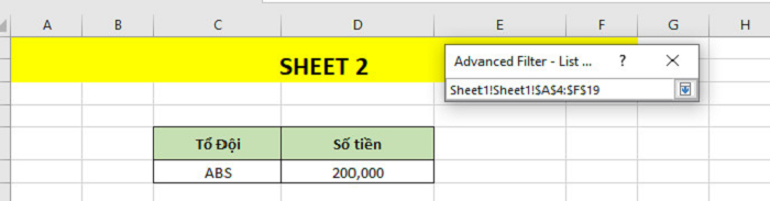 Chỉ dẫn 2 cách lọc dữ liệu từ sheet-sheet trong excel thông dụng nhất